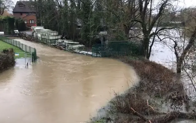 Flooded River Derwent