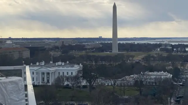 View from roof of the White House