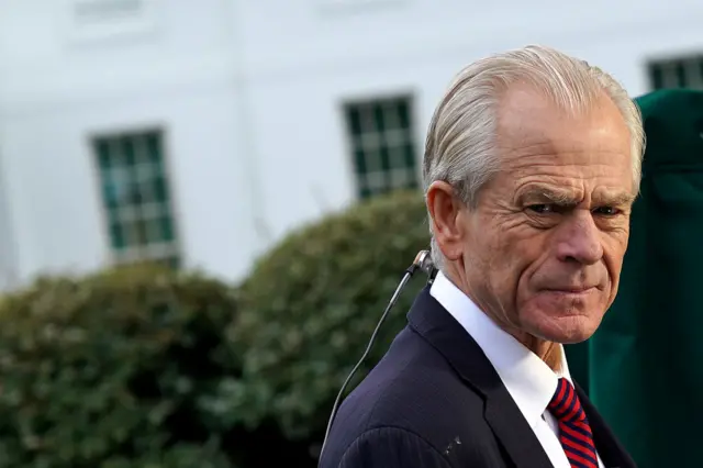 Peter Navarro at the White House