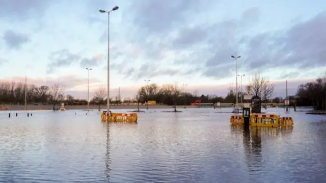 The car park