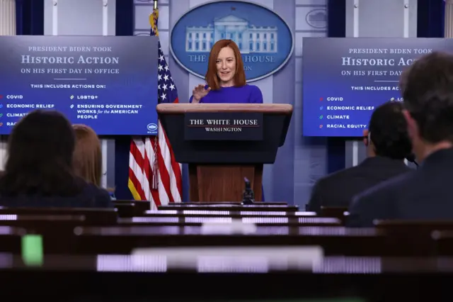 White House Press Secretary Jen Psaki