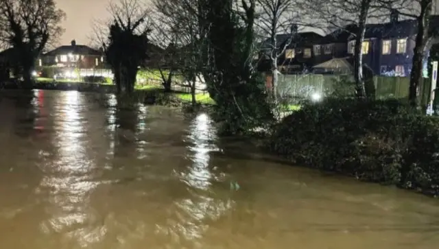 Flooding in Didsbury