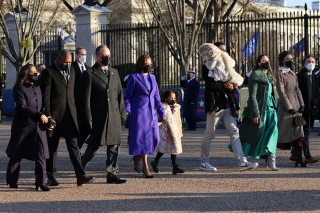 Inauguration scene