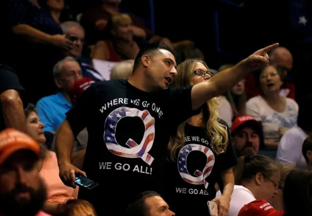 QAnon T-shirts in Wilkes-Barre, Pennsylvania