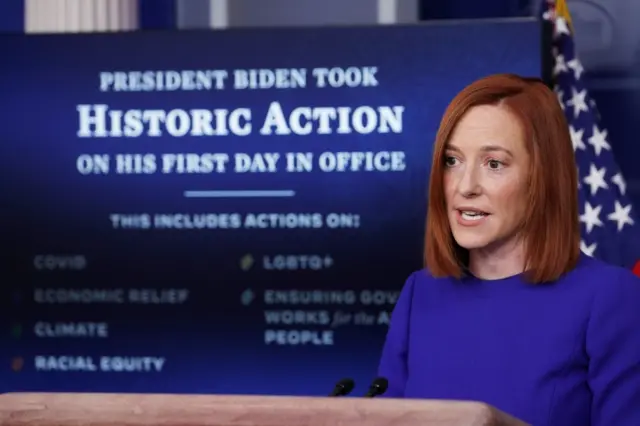 White House Press Secretary Jen Psaki