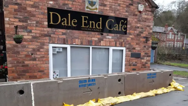 Defences at Dale End Cafe