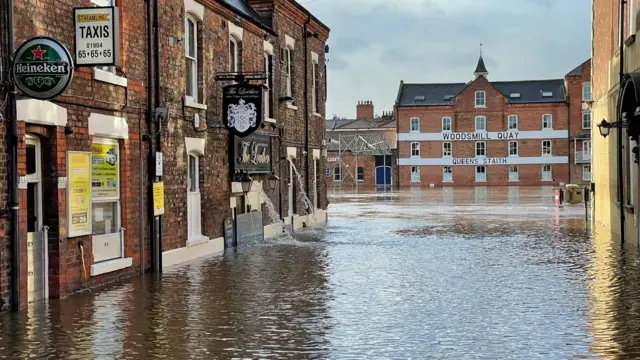 Flooding in York