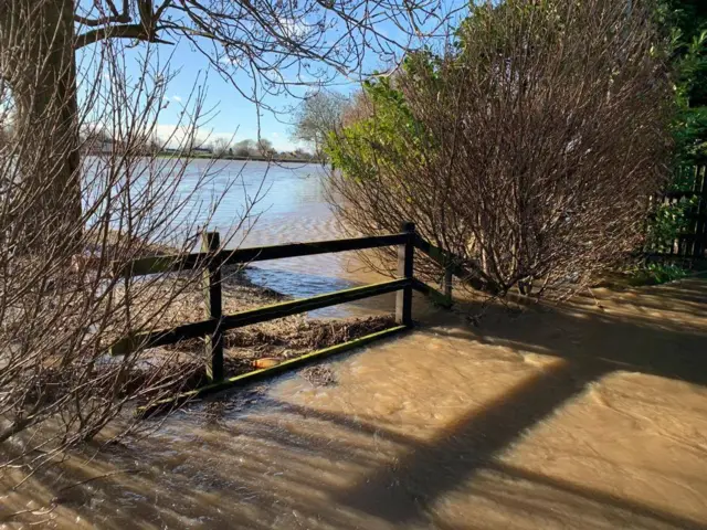 Flood water in Doncaster