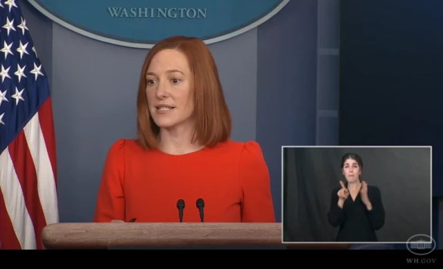 Press Secretary Jen Psaki