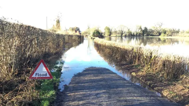 Flooding at Breinton