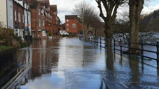 Flooding in Bridgnorth