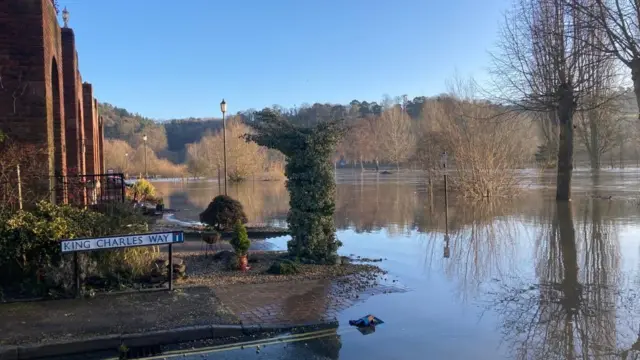 Flooding in Bridgnorth