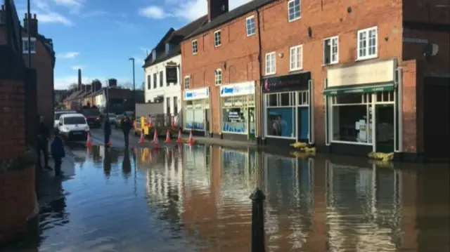 Flooding in Shrewsbury