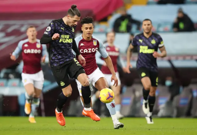 Ollie Watkins & Fabian Schar
