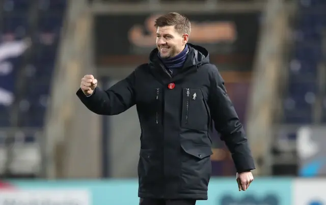 Rangers manager Steven Gerrard