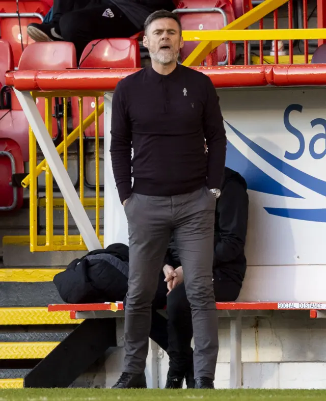 Motherwell manager Graham Alexander