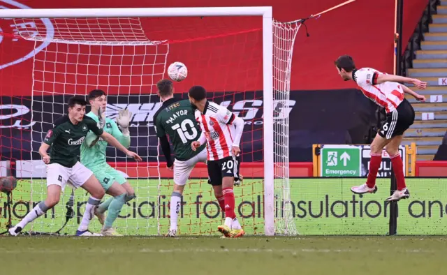 Chris Basham scores for Sheff Utd