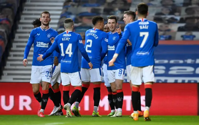 Rangers celebrate