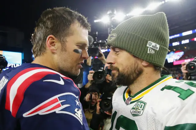 Tom Brady and Aaron Rodgers.