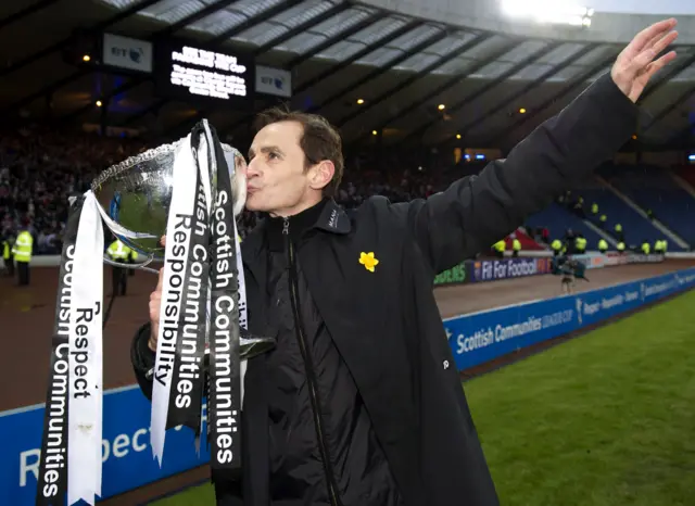 Manager Danny Lennon cherished League Cup glory with St Mirren eight years ago