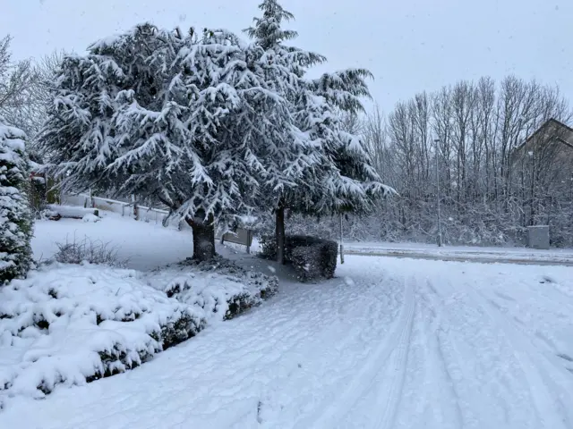 Melton Mowbray snow