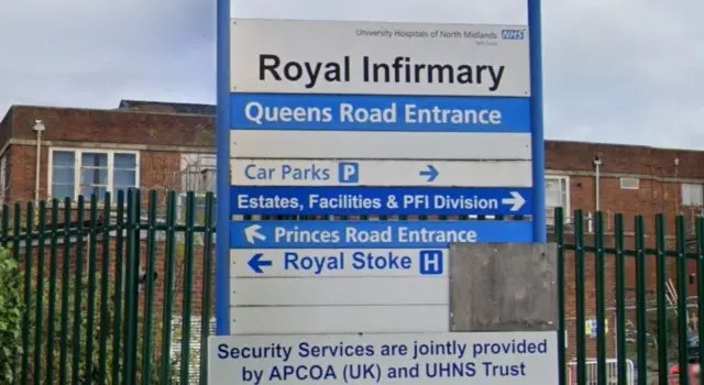 Royal Infirmary sign