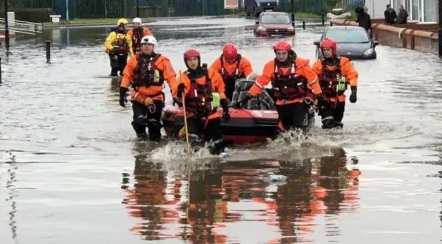 Flooding in Bentley