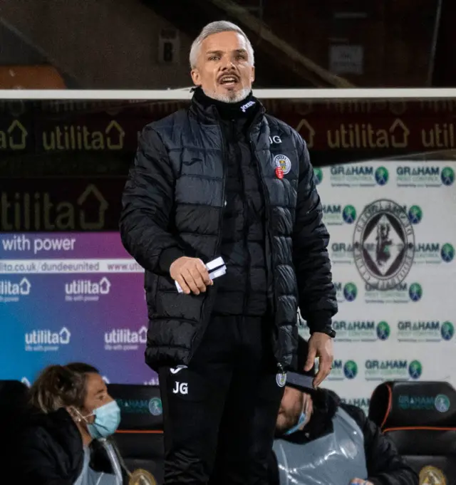 St Mirren boss Jim Goodwin