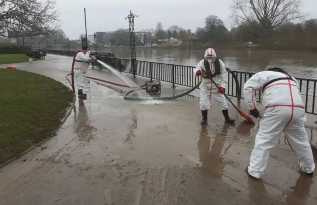 Flood clean up