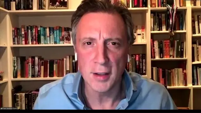 Tom Newton-Dunn at the briefing