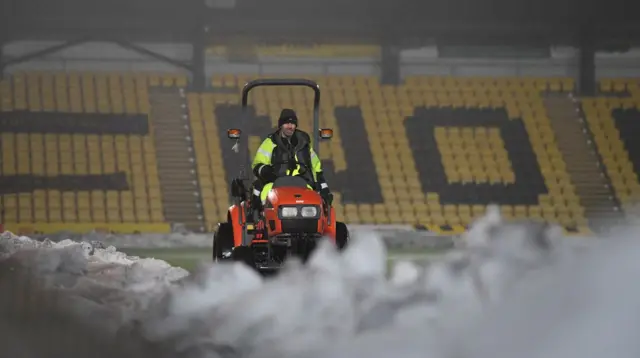 Livingston pitch pre-match