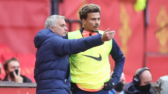 Jose Mourinho and Dele Alli