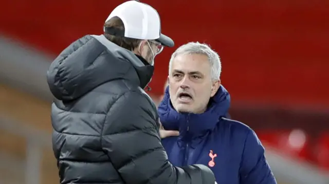 Jurgen Klopp and Jose Mourinho