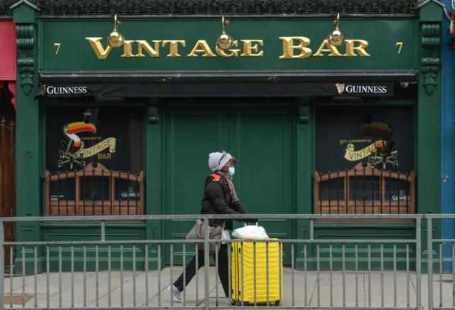 Dublin street scene during level 5 restrictions