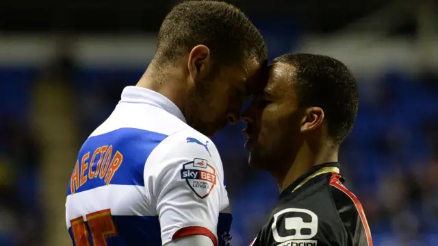 Michael Hector and Callum Wilson