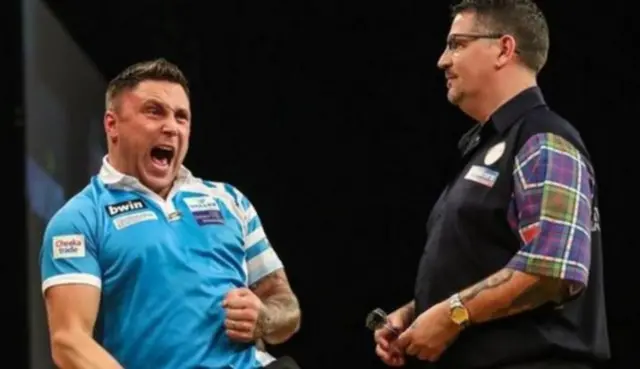 Gerwyn Price and Gary Anderson