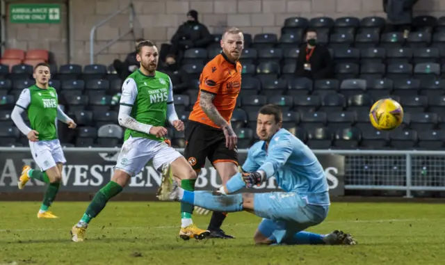 A fine finish from Martin Boyle made it 2-0 for Hibs