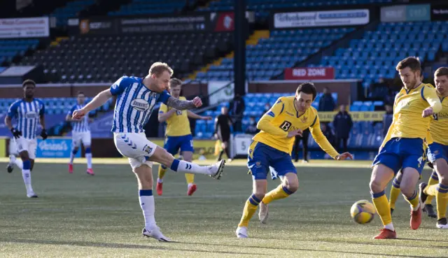 Chris Burke lashes Kilmarnock into an early lead