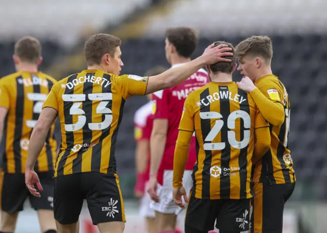 Hull City celebrate