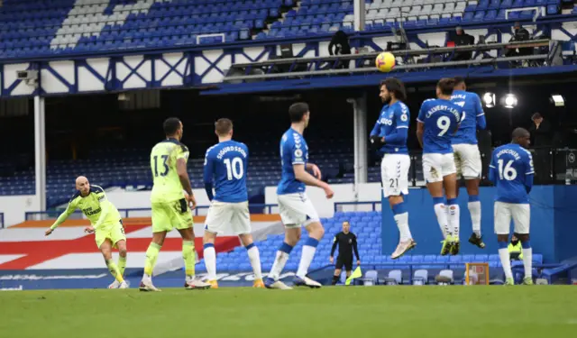 Jonjo Shelvey free kick