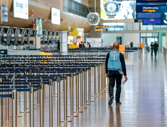 Arlanda airport in Stockholm (file photo)