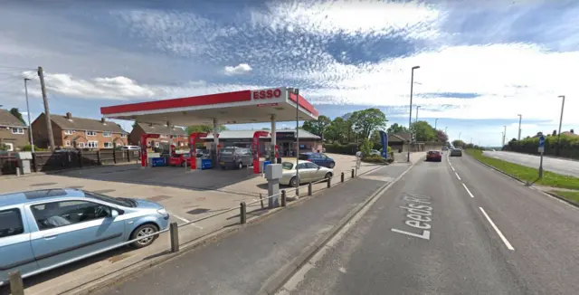 Petrol station in Rothwell