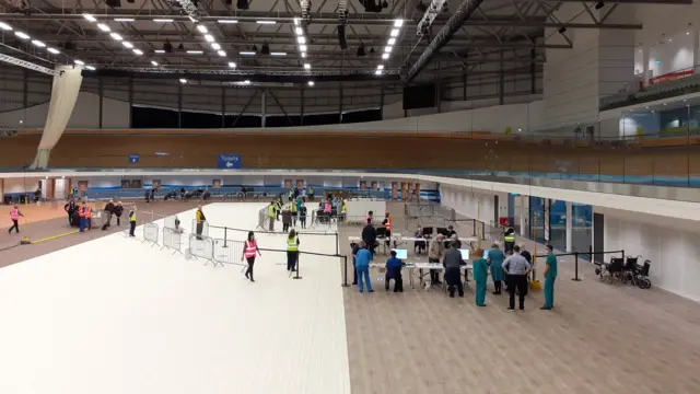 Derby Arena vaccinations