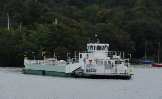 Windermere vehicle ferry