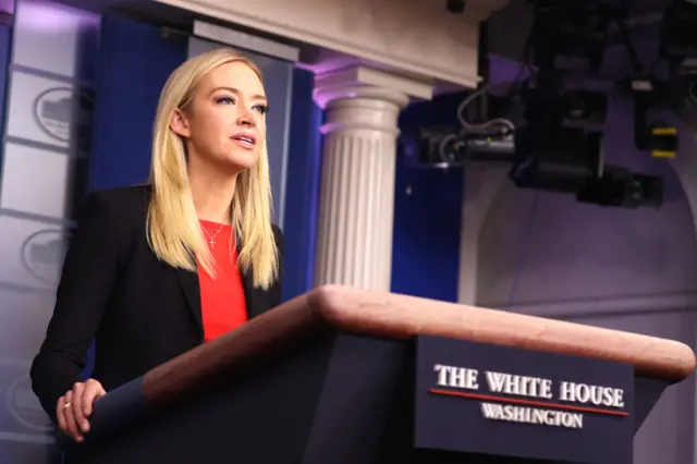 White House press secretary Kayleigh McEnany