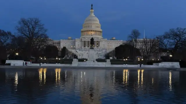 The US Capitol building