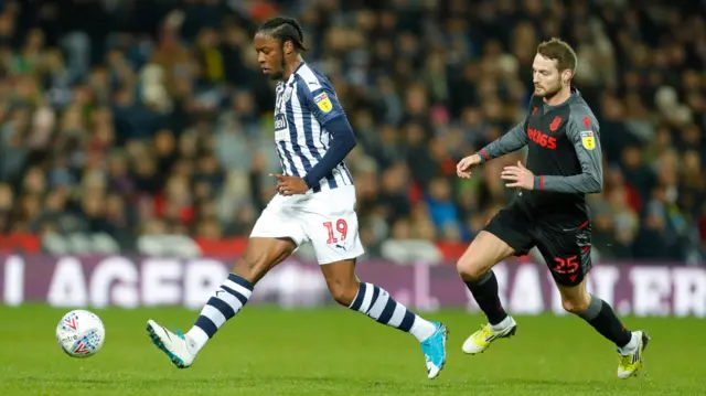 Romaine Sawyers and Nick Powell of West Brom and Stoke respectively