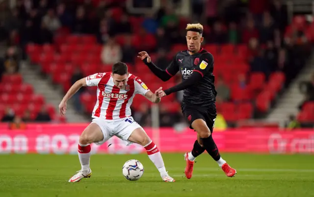 Callum Robinson in action