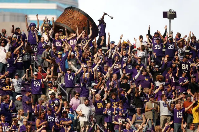 Minnesota Vikings fans.