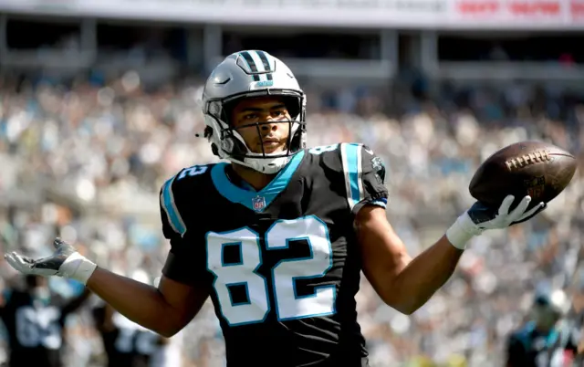 Tommy Tremble of the Carolina Panthers.
